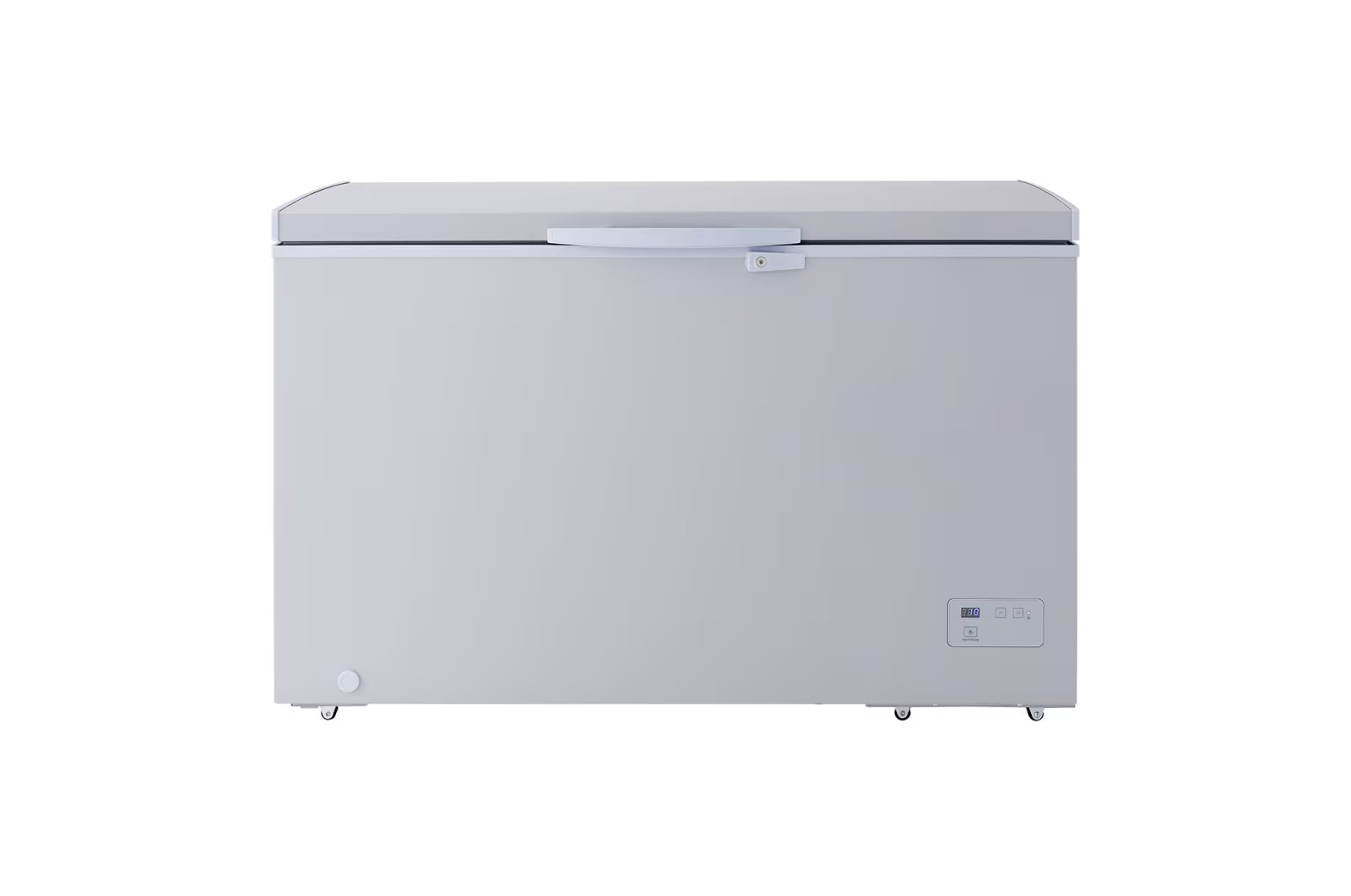 LG 345L Silver Top-Freezer Refrigerator (Lock & Key, Wheels)